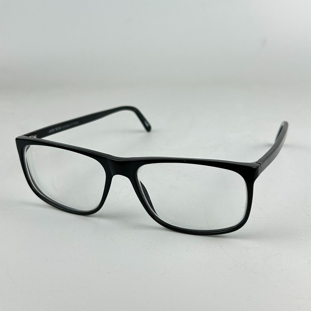 Andy Wolf 4529 Men's Eyeglasses Frame Black Plastic‎ Full Rim 56-15-145 mm
